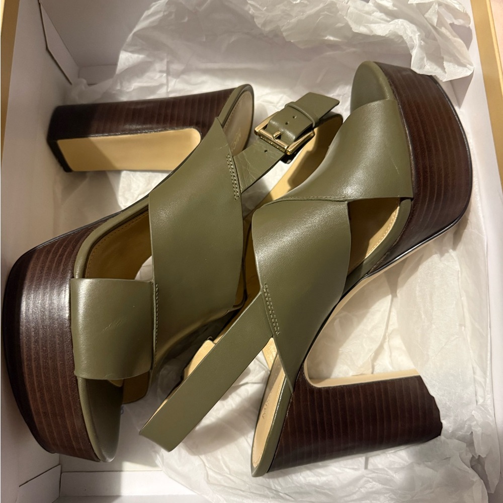 Micheal Kors block heels